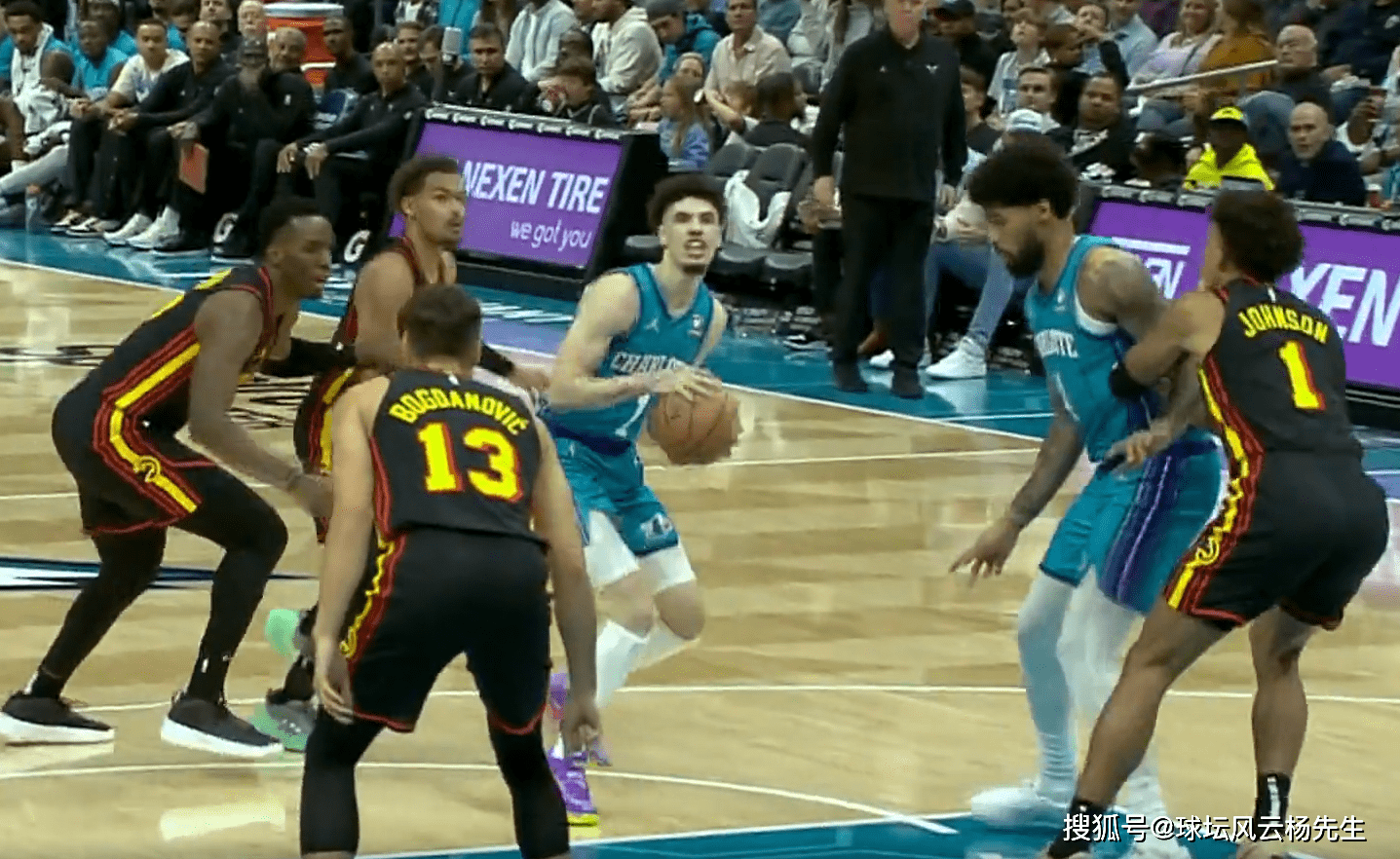 NBA常规赛NBA常规赛，老鹰110比116不敌黄蜂，特雷-杨手感不佳！NBA常规赛