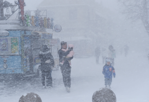 中国南方降雪罕见,降雪罕见,北方气温降,历史最低水平