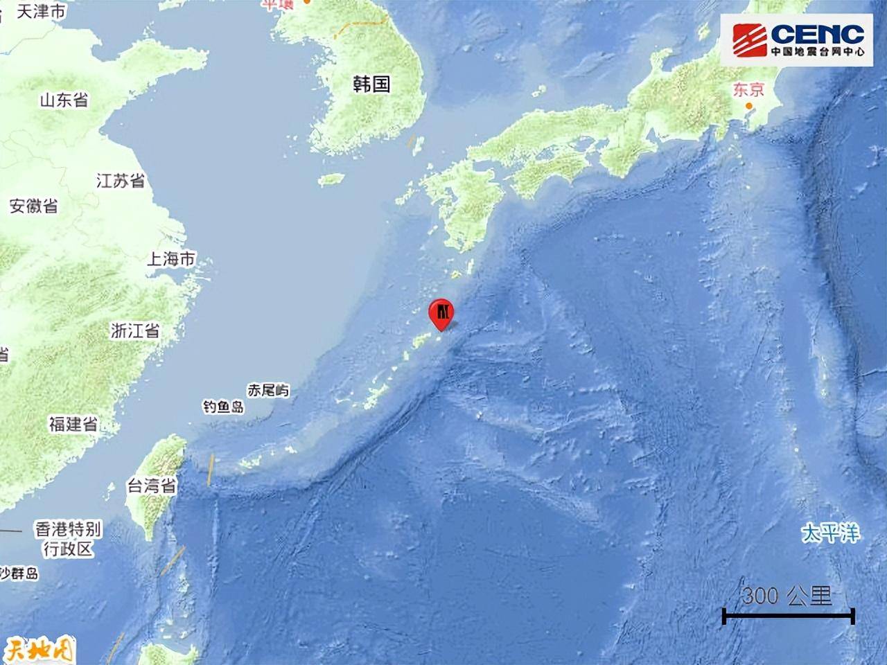 琉球群岛发生5.5级地震