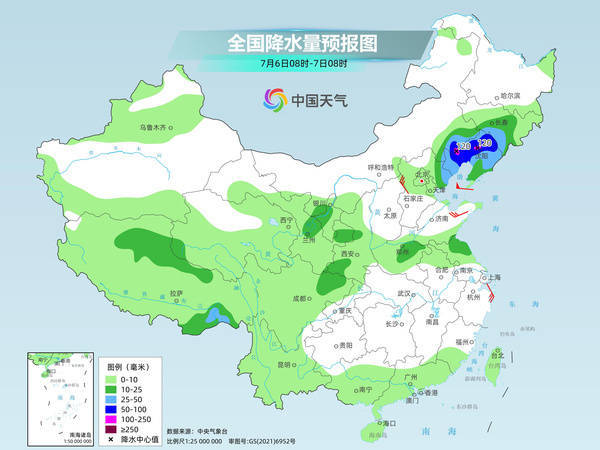 山东河南等地有较强降雨，南方高温闷热天气加强