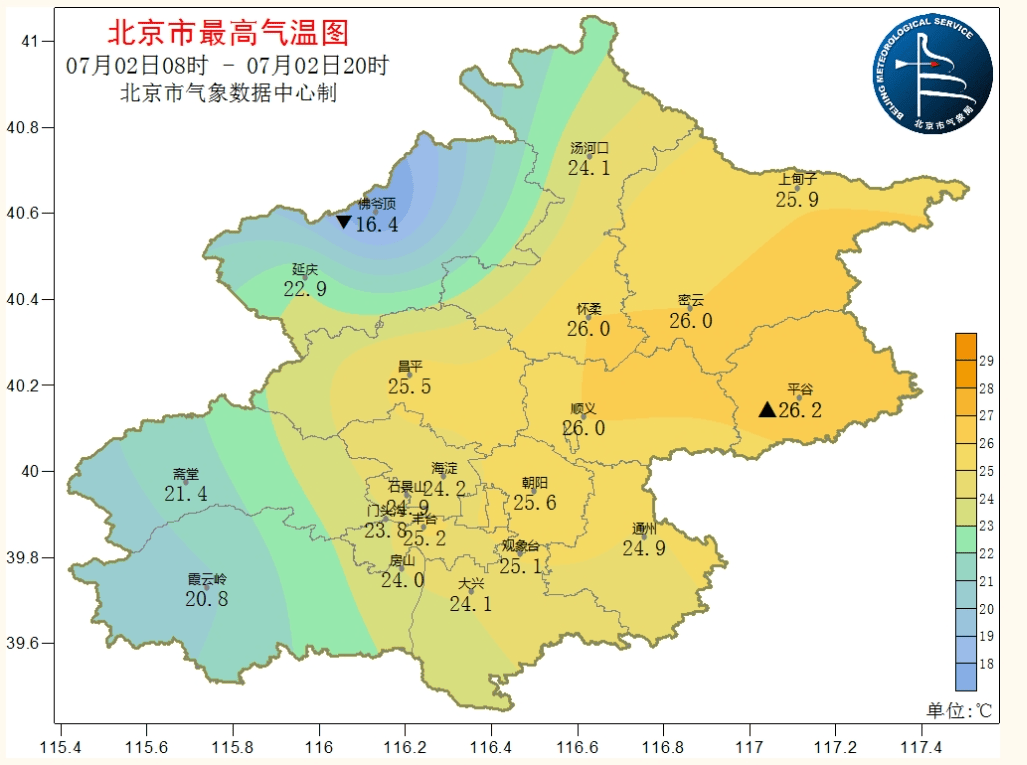 北京天气趋势：高温退场，雷雨又来客串