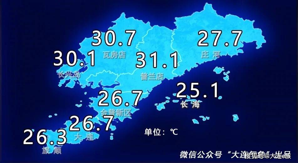 大连天气：天气“转场”了：晴→雨