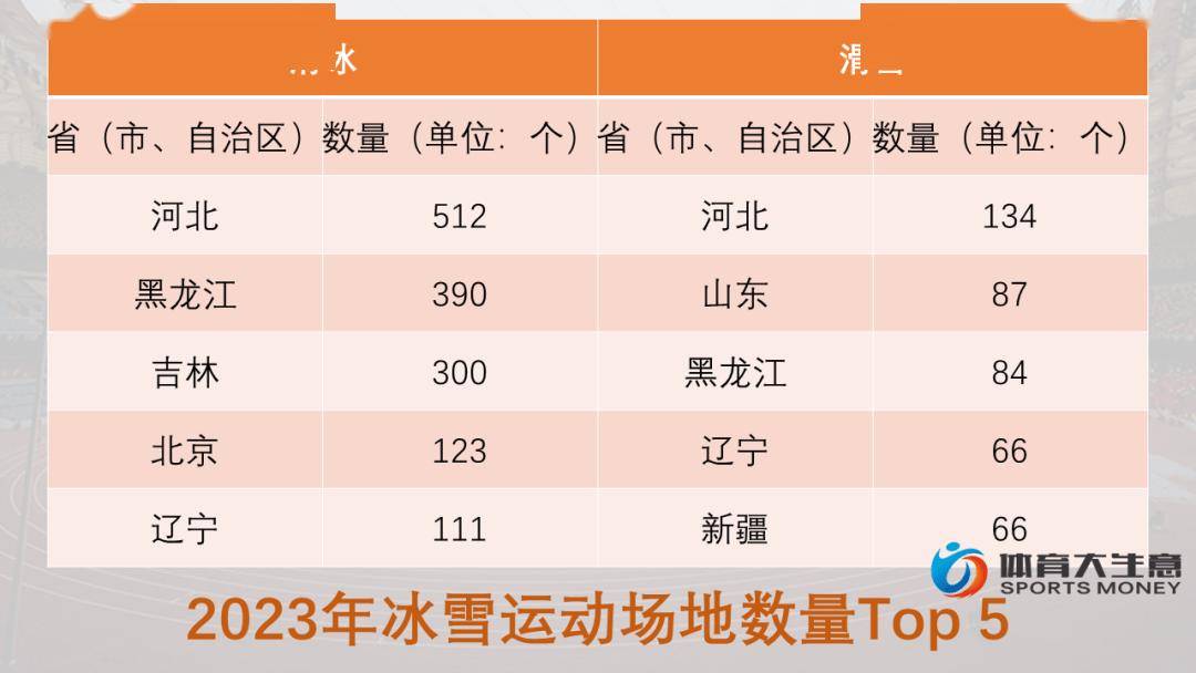 拆解全国体育场地数据：江苏三大指标居首、广东足篮羽大省