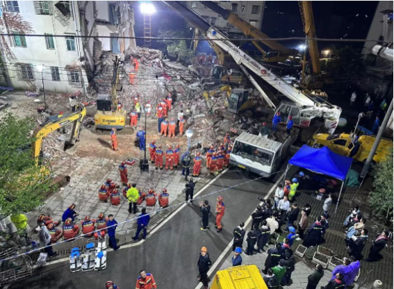 安徽铜陵居民楼坍塌事故已致4人遇难